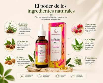 Cyperus Rotundus Oil — El Secreto Milenario contra el Vello